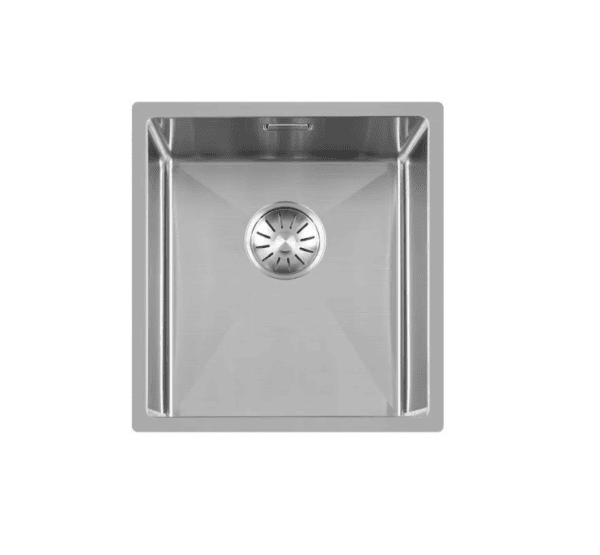 Lorreine 34R Enkele Keukenspoelbak RVS 34 x 40 Onderbouw - Vlakbouw - Opbouw