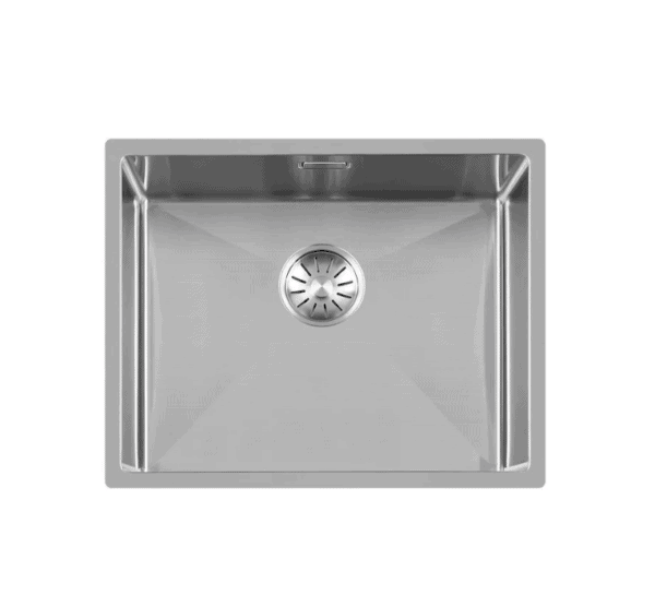 Lorreine 50R Enkele Keukenspoelbak RVS 50 x 40 Onderbouw - Vlakbouw - Opbouw