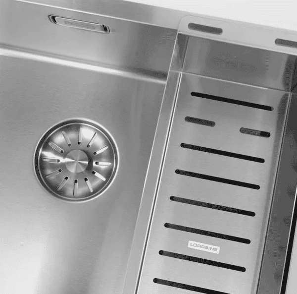 Lorreine 20SP Luxe Enkele Keukenspoelbak RVS 20 x 40 Onderbouw – Vlakbouw – Opbouw